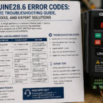 GRS UINE28.6 Error Codes
