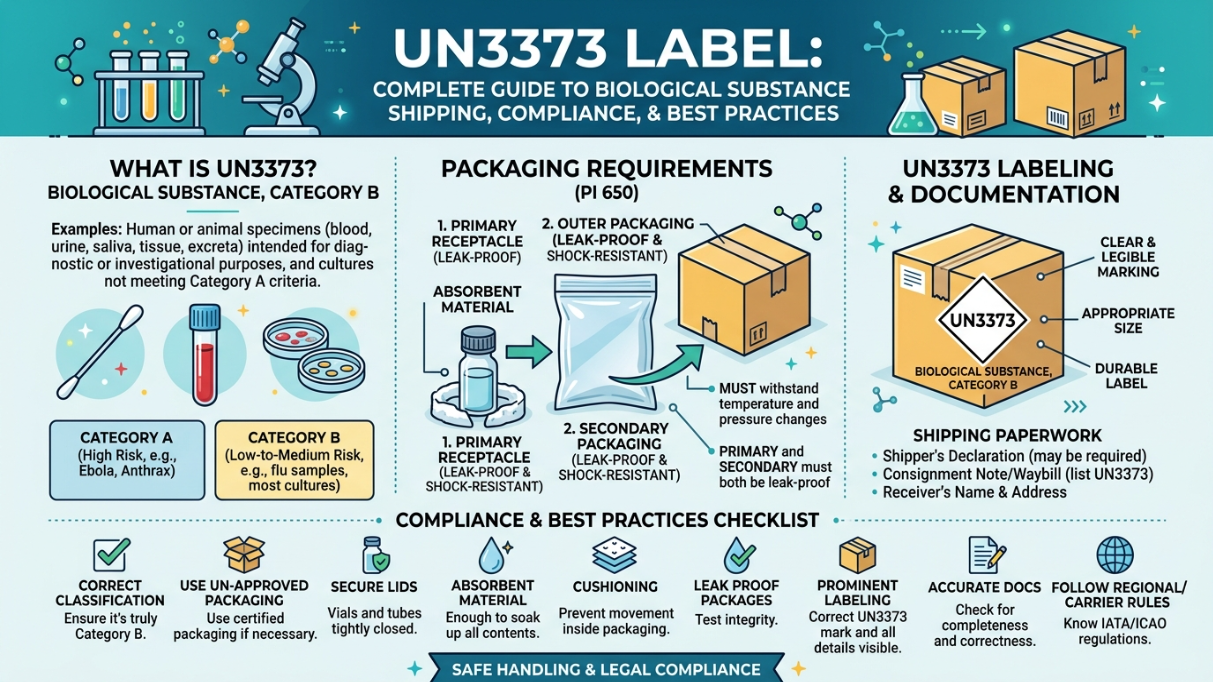 UN3373 Label